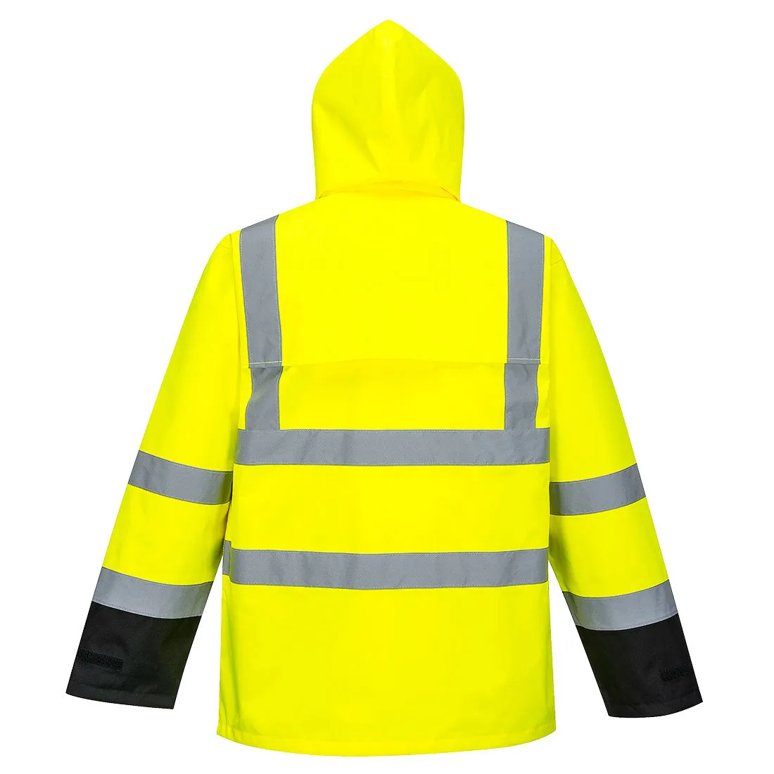 Portwest US366 Hi-Vis Reflective Contrast Waterproof Safety Work Jacket ANSI