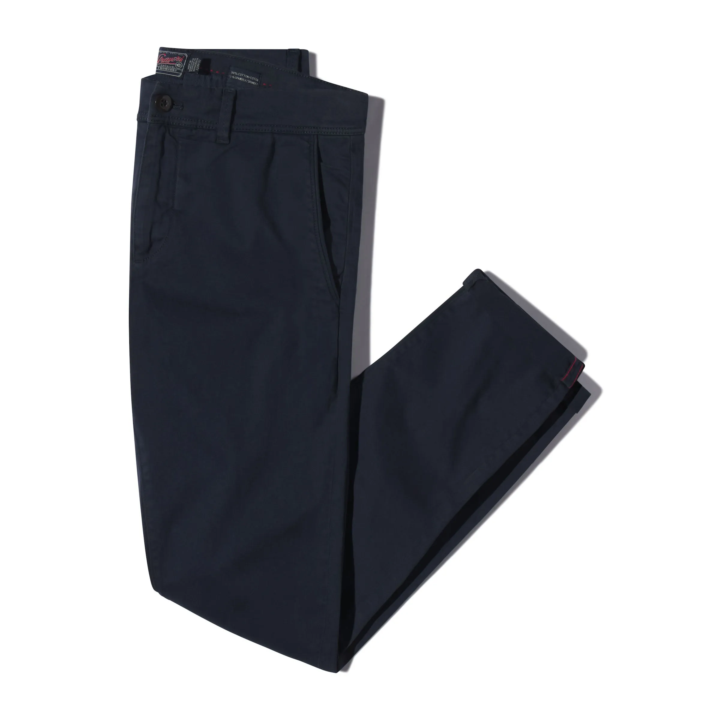 Precision Stretch Classic Fit Chino - Graphite Blue