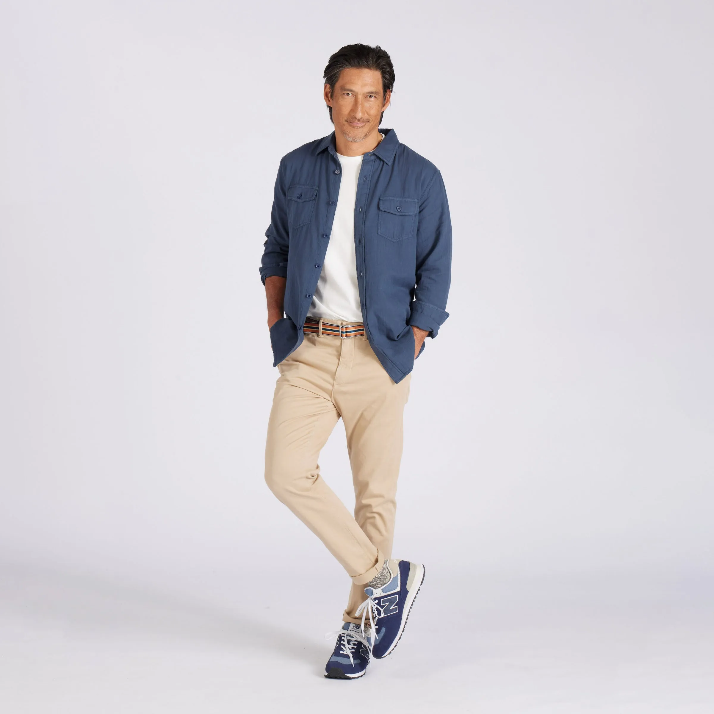 Precision Stretch Classic Fit Chino - Khaki