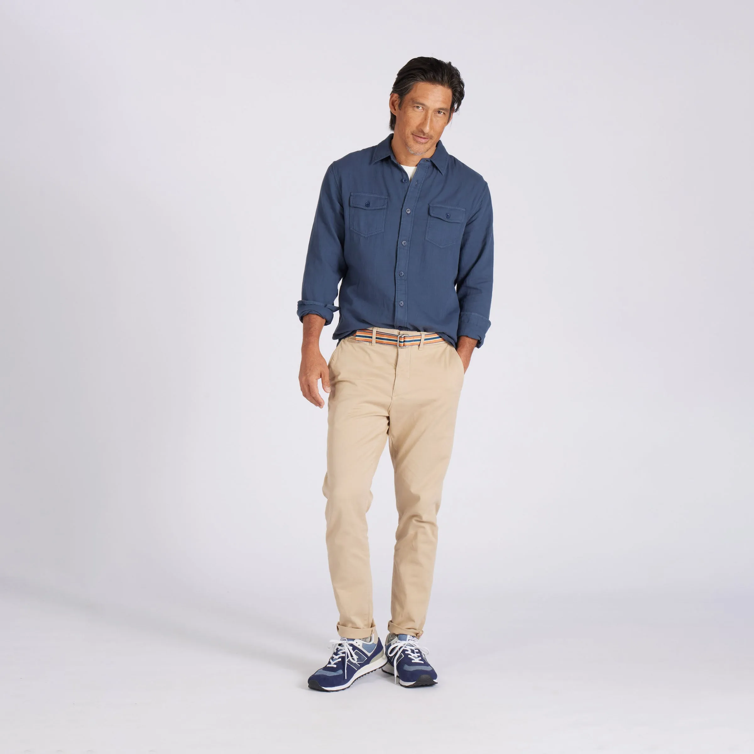 Precision Stretch Classic Fit Chino - Khaki