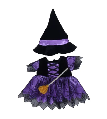 Purple Witch Teddy Bear Outfit