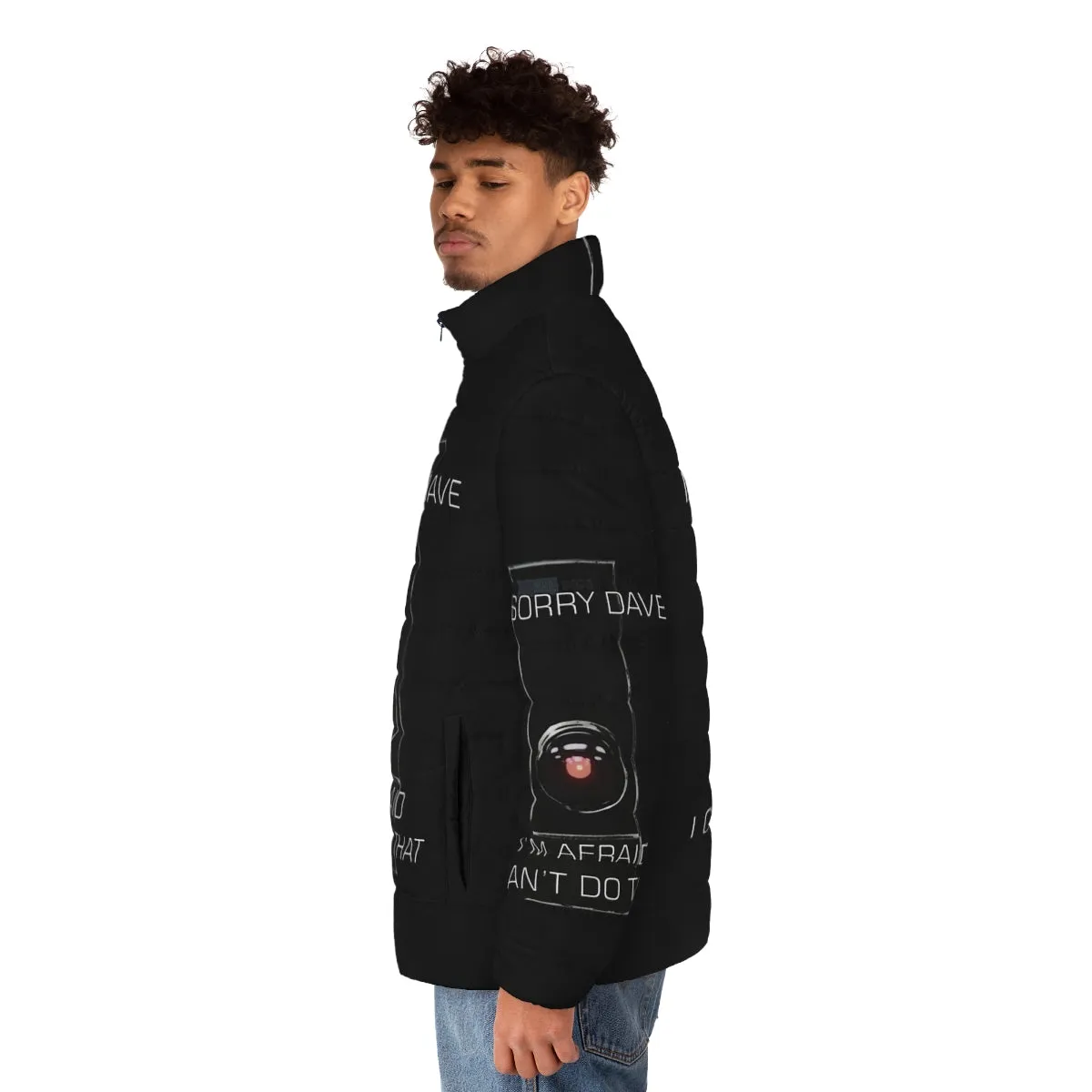 "I M Sorry Dave Puffer Jacket - Iconic Sci-Fi Inspired Outerwear"