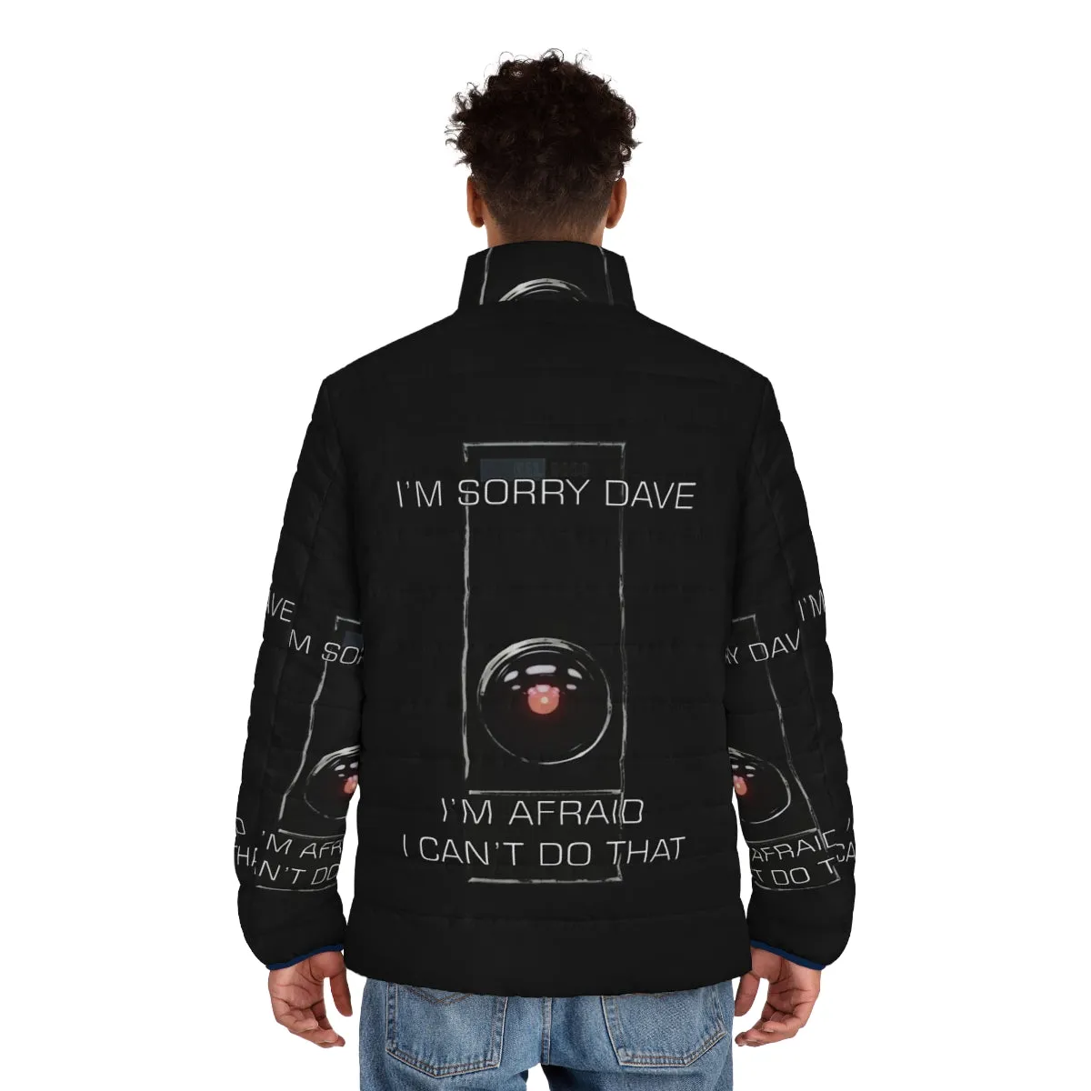 "I M Sorry Dave Puffer Jacket - Iconic Sci-Fi Inspired Outerwear"