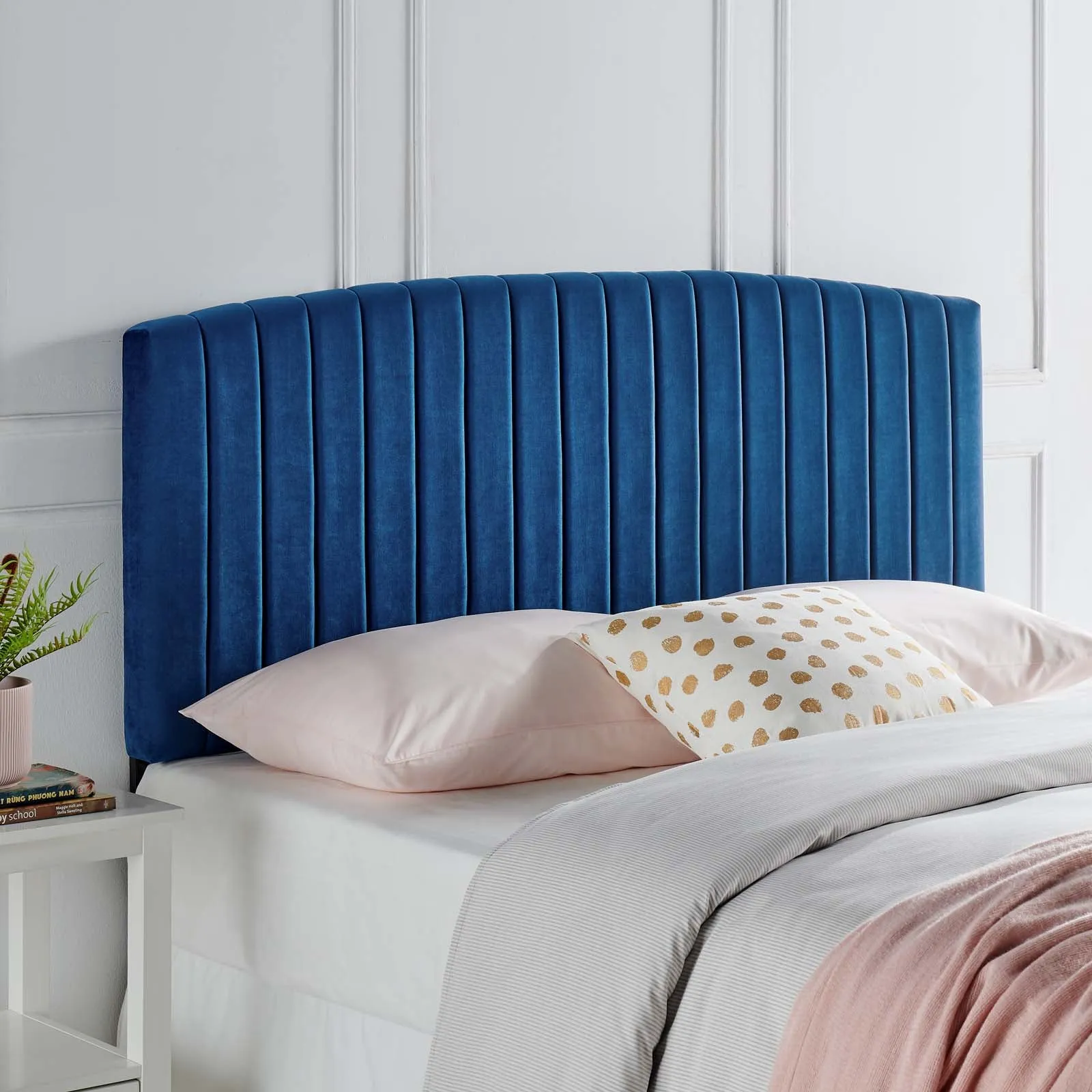 Rebecca Performance Velvet Headboard