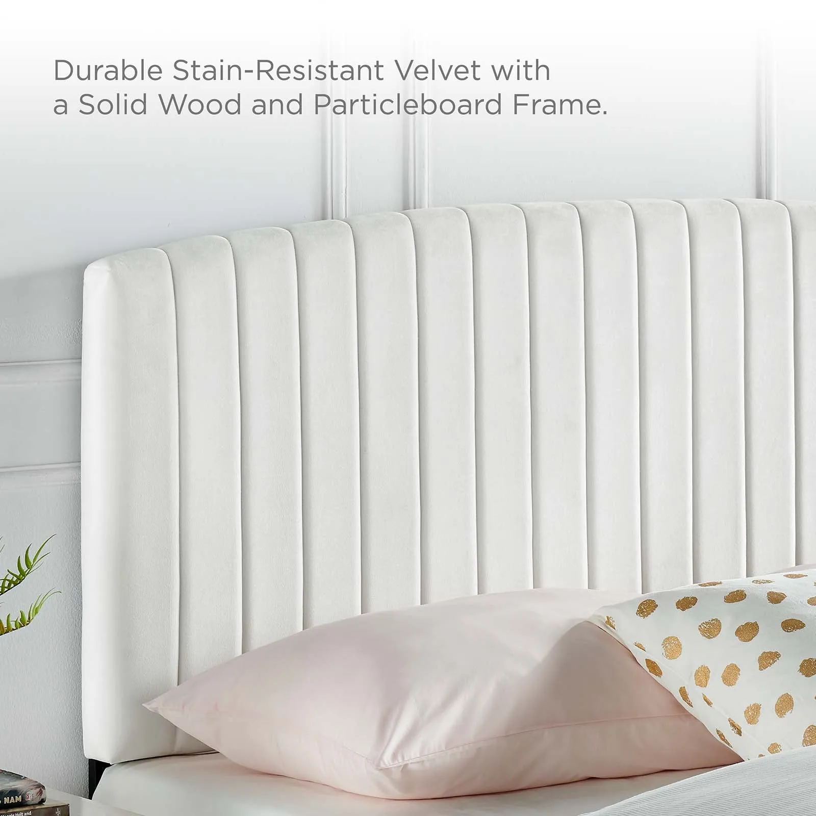 Rebecca Performance Velvet Headboard