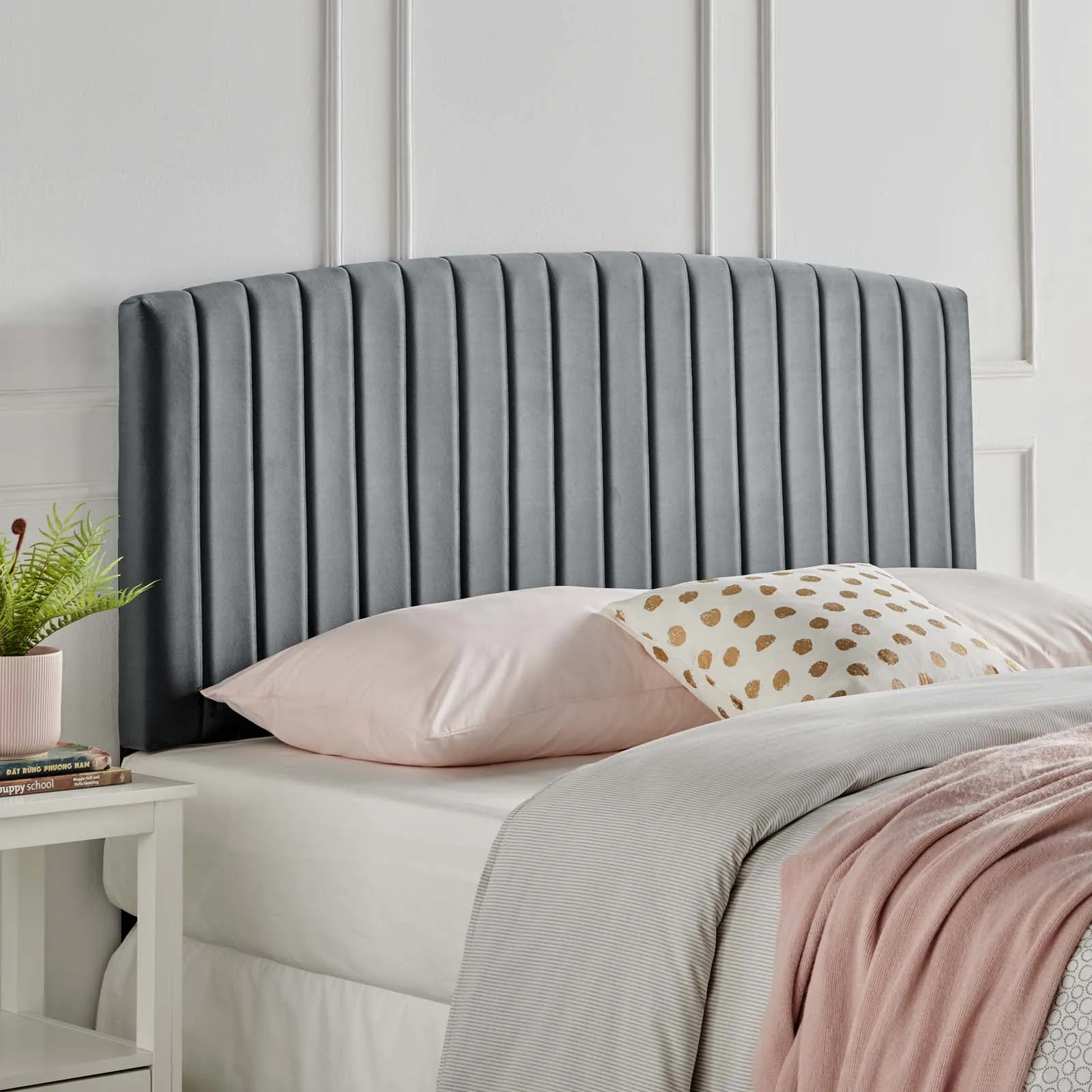 Rebecca Performance Velvet Headboard