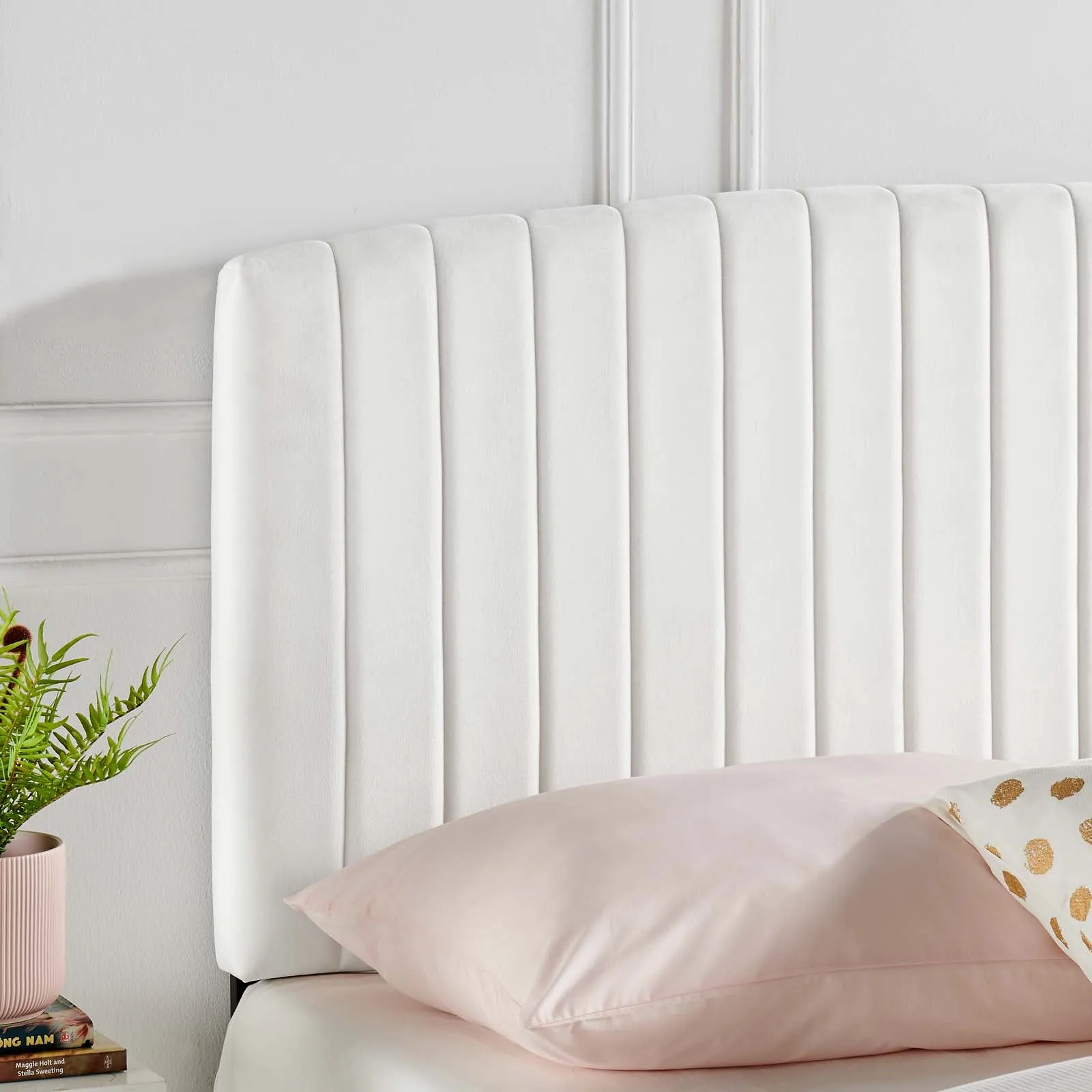 Rebecca Performance Velvet Headboard