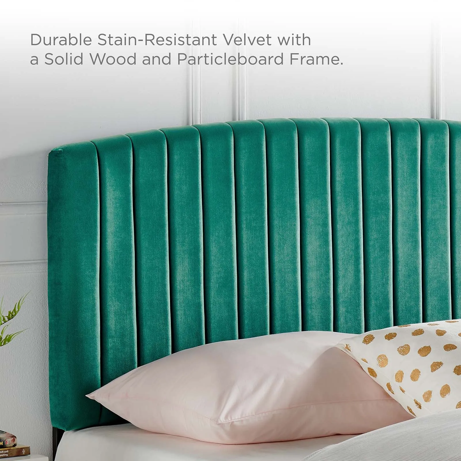 Rebecca Performance Velvet Headboard