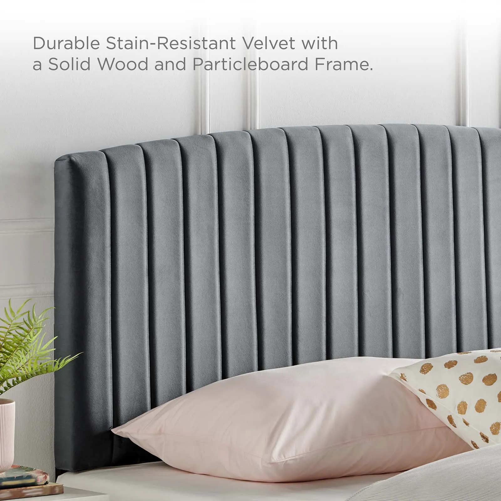 Rebecca Performance Velvet Headboard