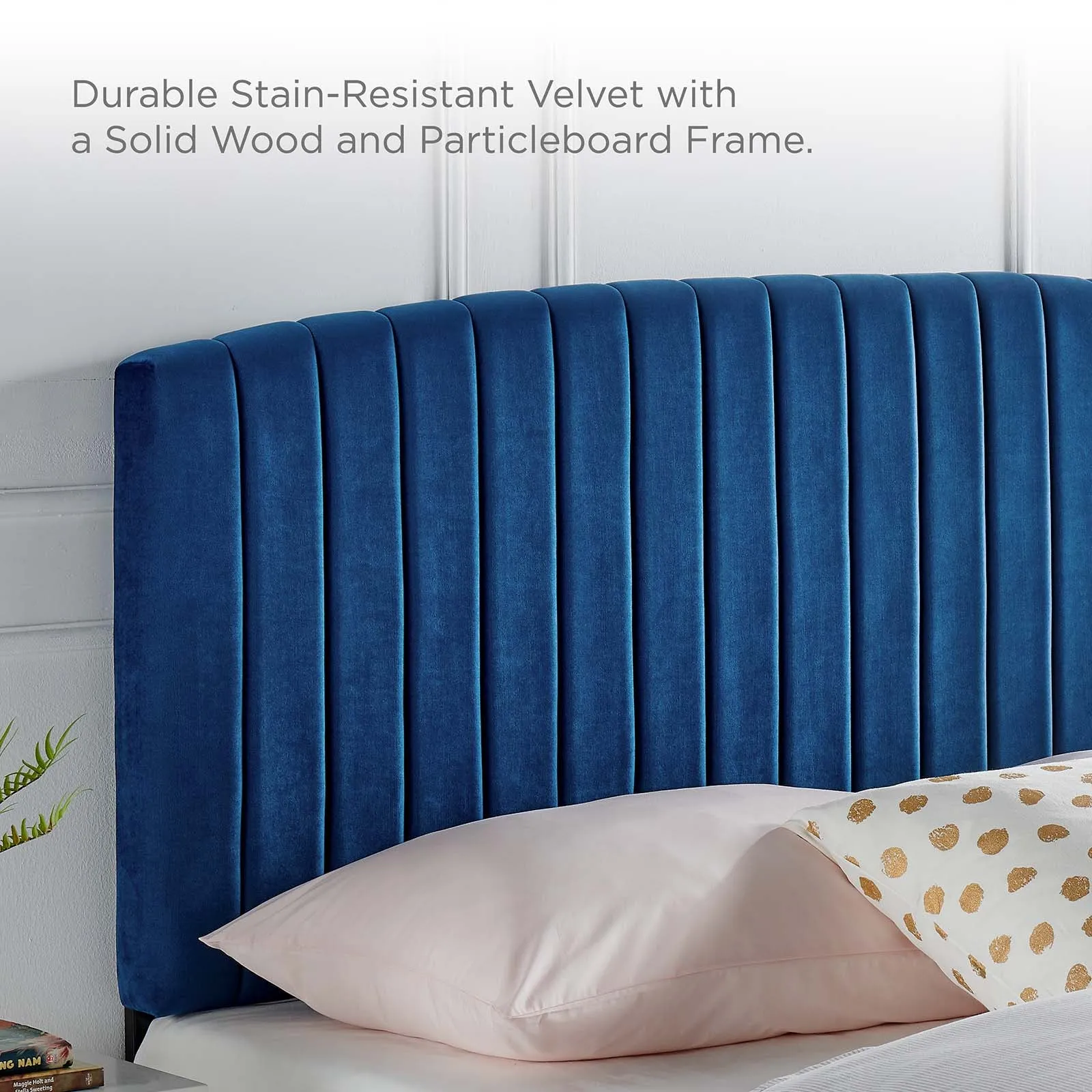 Rebecca Performance Velvet Headboard