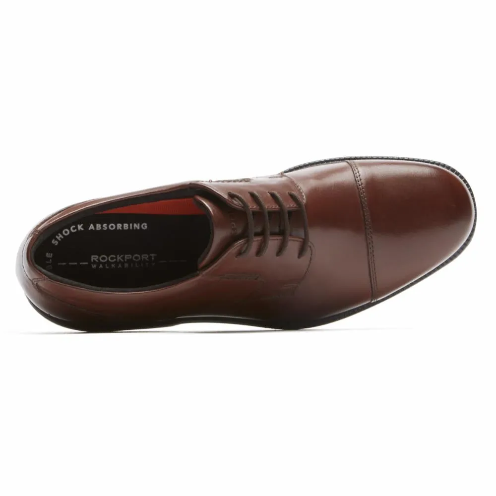 Rockport  Men's Captoe Charles Road Brown W