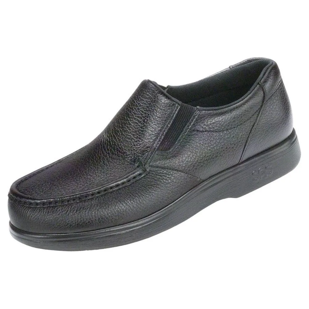 SAS Men's Side Gore Slip-On in Black Wide