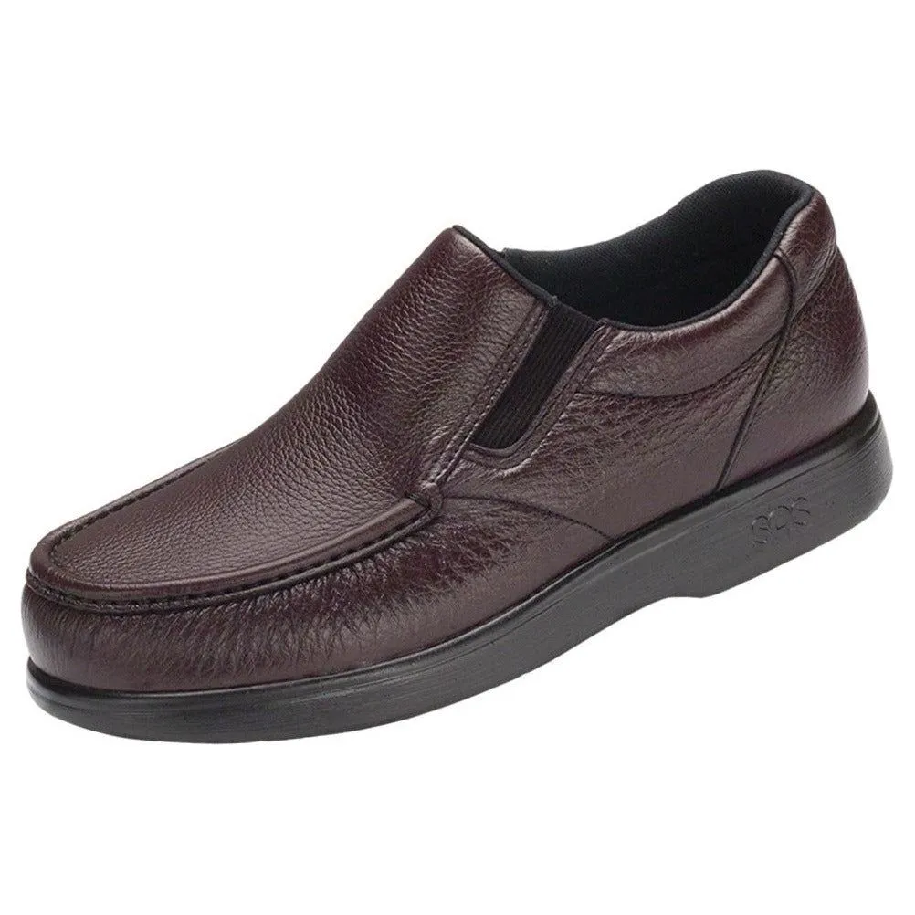 SAS Men's Side Gore Slip On in Cordovan Wide