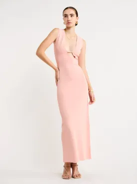 Sir Kinetic Beaded Midi Dress in Pink