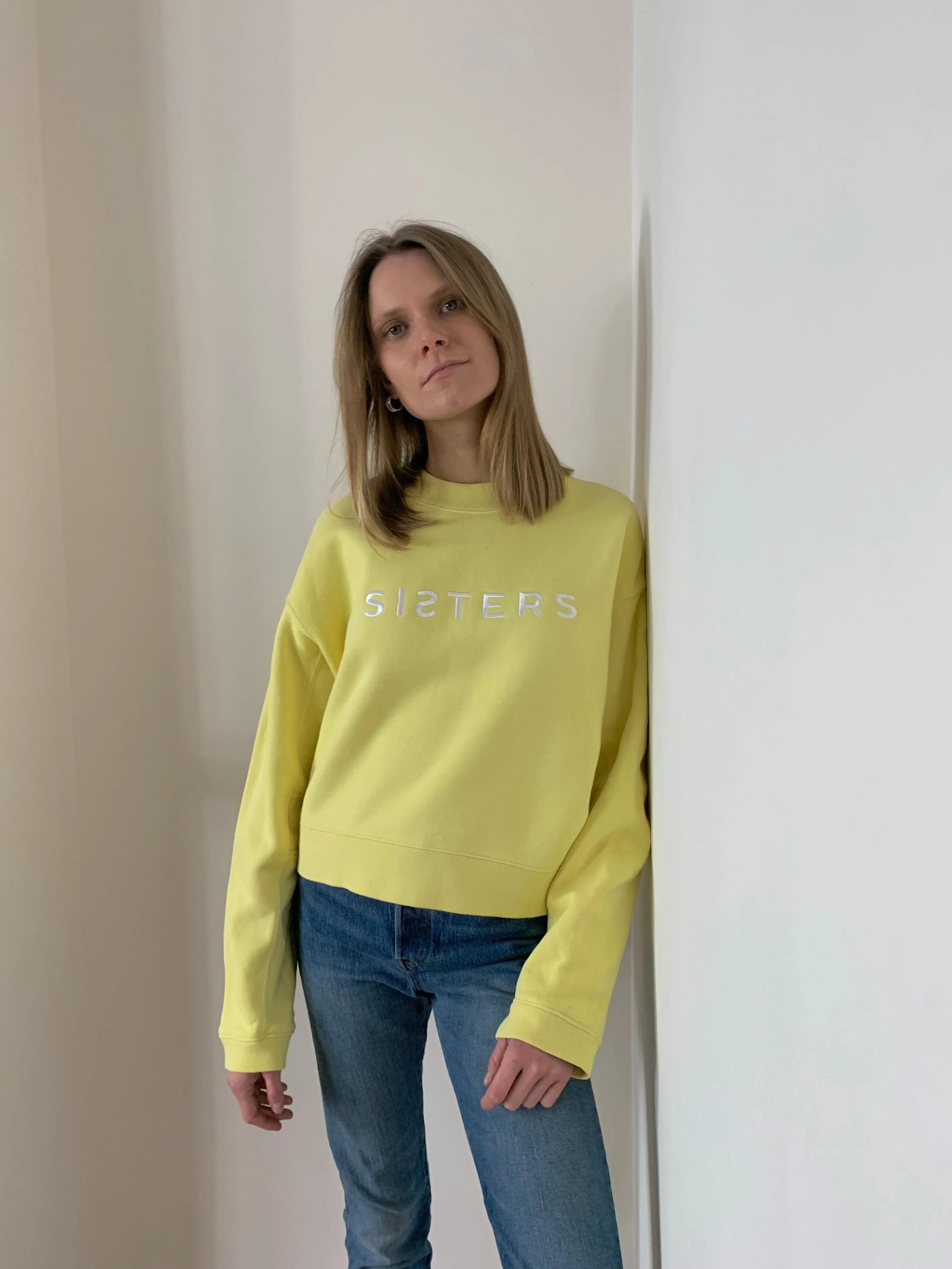 SISTERS embroidered sweatshirt S10