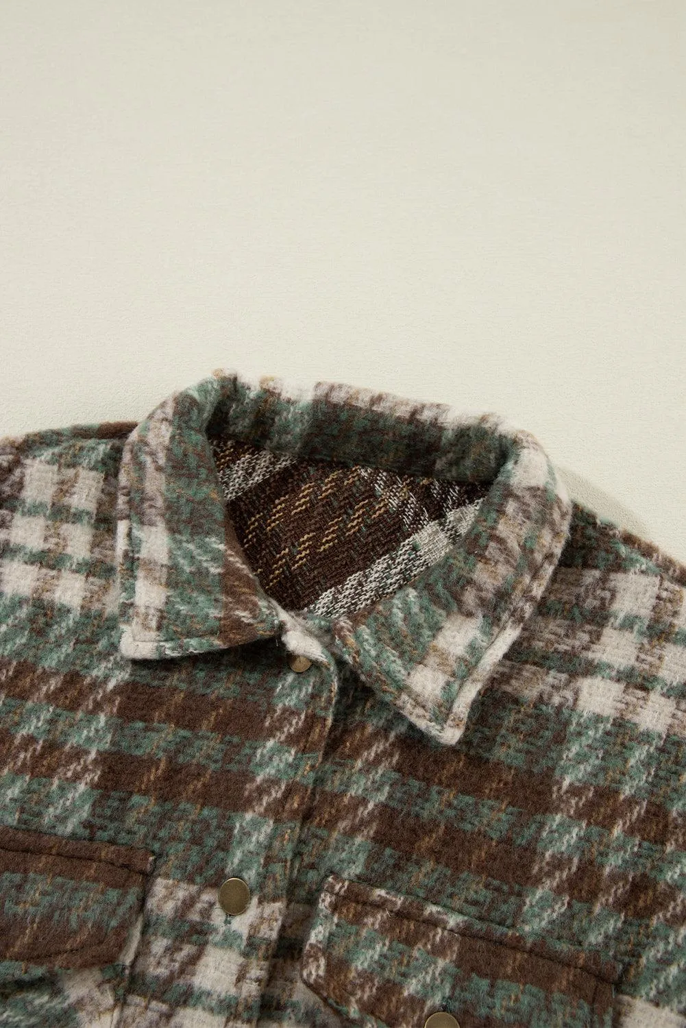 Sonya Plaid Collar Shacket