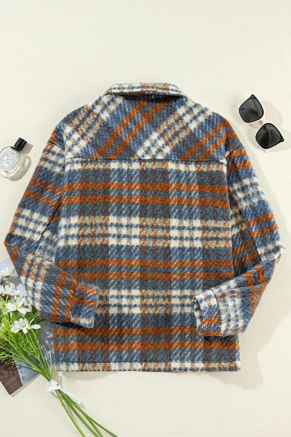 Sonya Plaid Collar Shacket