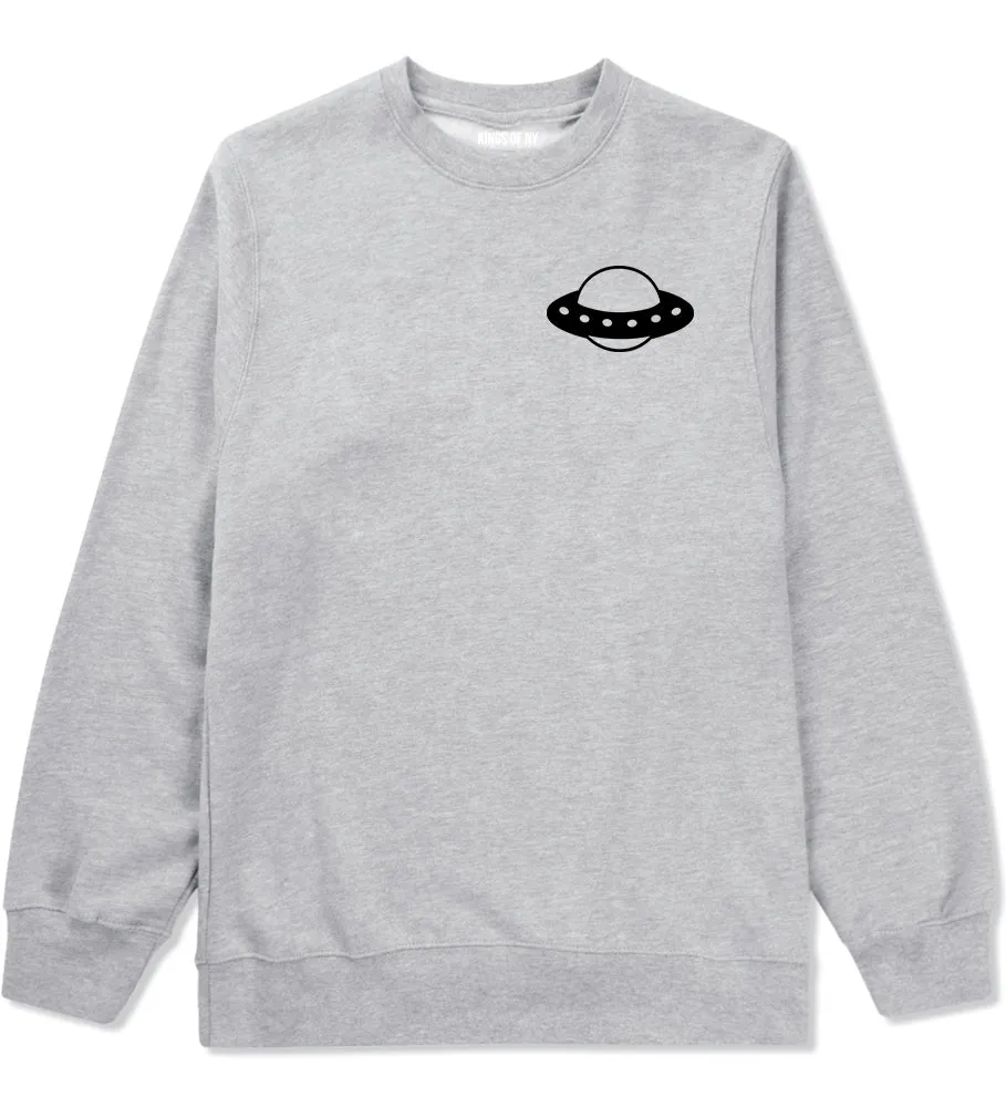 Spaceship Chest Mens Crewneck Sweatshirt