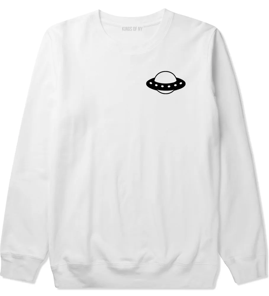 Spaceship Chest Mens Crewneck Sweatshirt