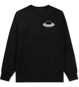 Spaceship Chest Mens Crewneck Sweatshirt