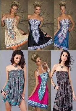 Strapless Paisley Print Dress - Assorted Styles and Sizes