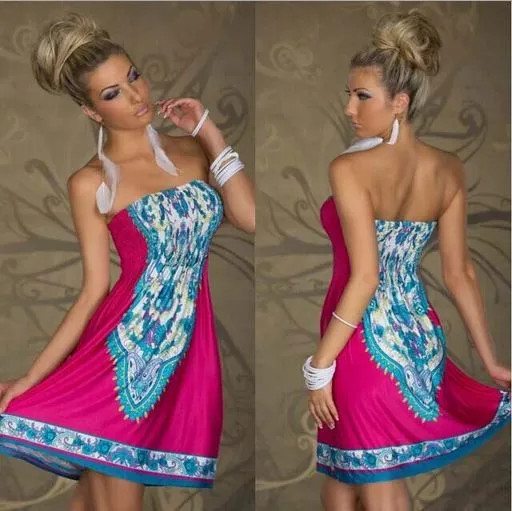 Strapless Paisley Print Dress - Assorted Styles and Sizes