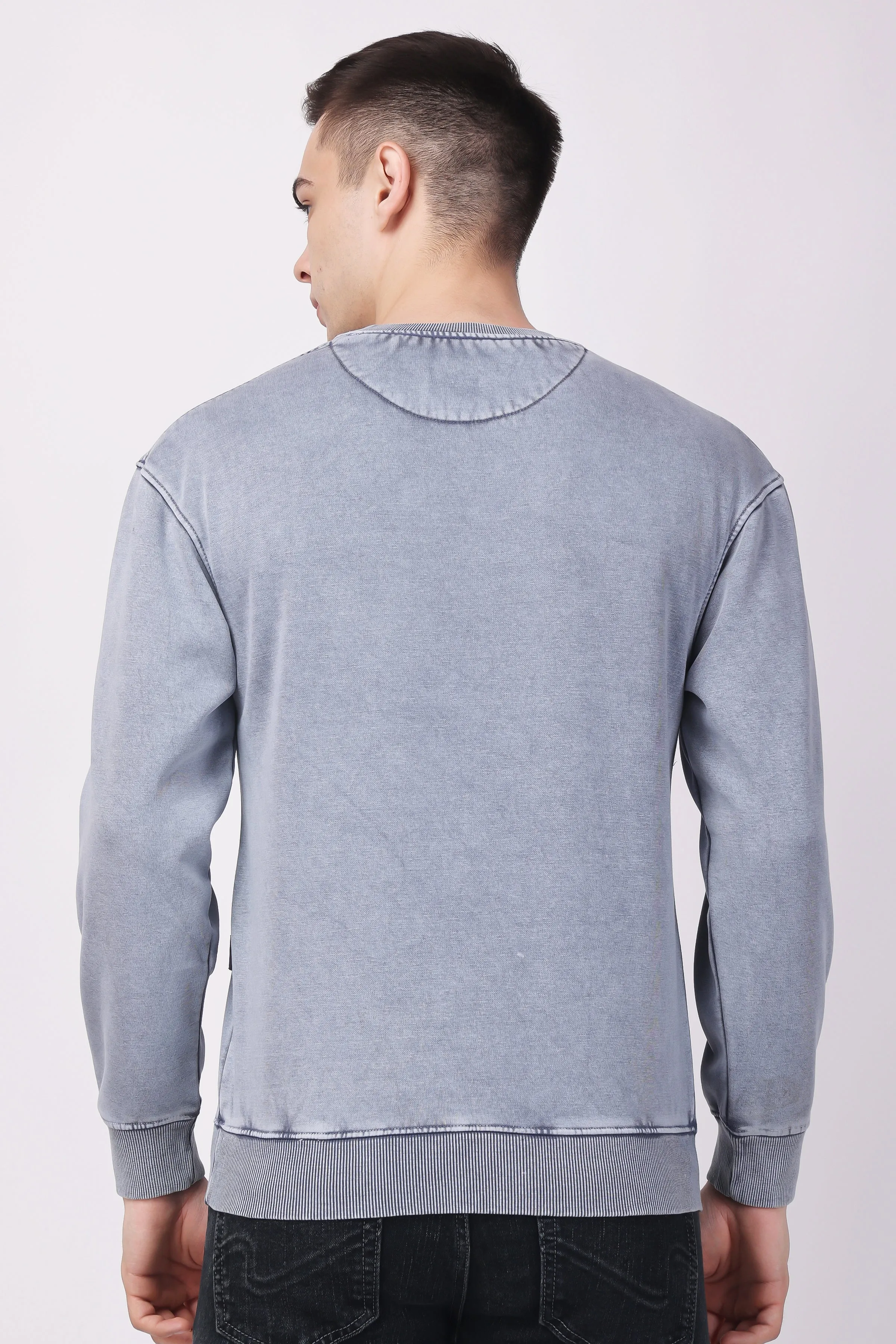 STYLOX ACID WASH SWEATSHIRT - 131641