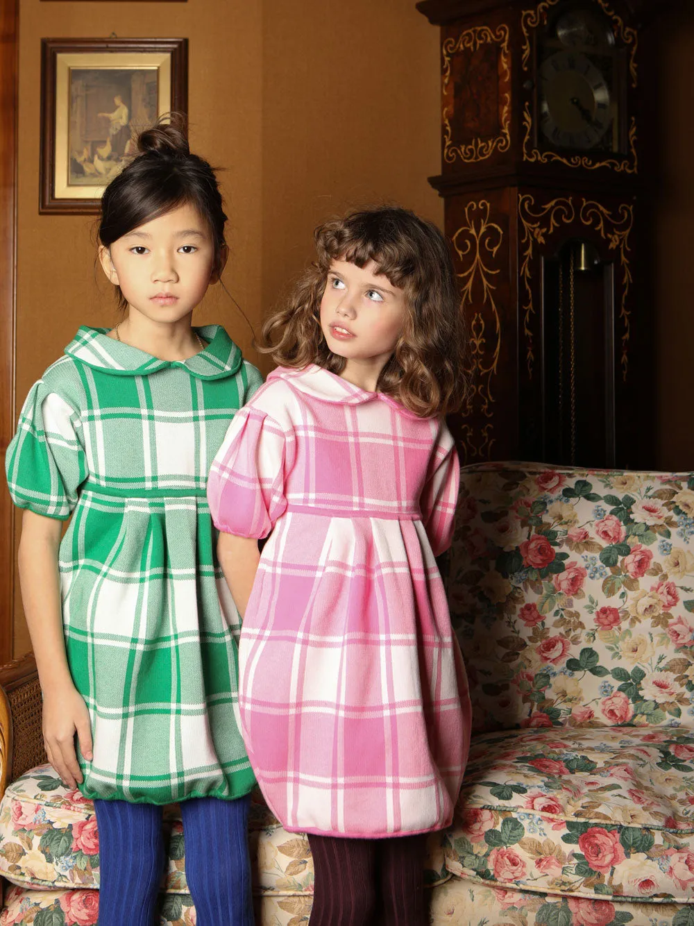 Tartan Shock Green Dool Dress