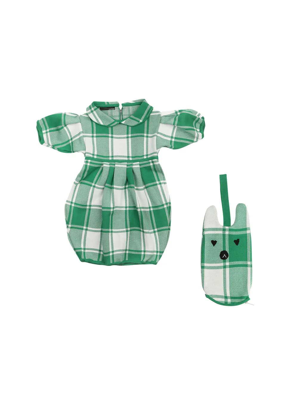 Tartan Shock Green Dool Dress