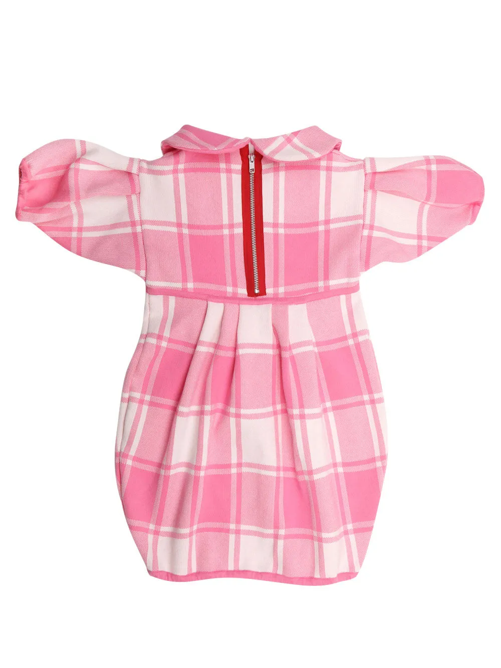 Tartan Shock Pink Dool Dress