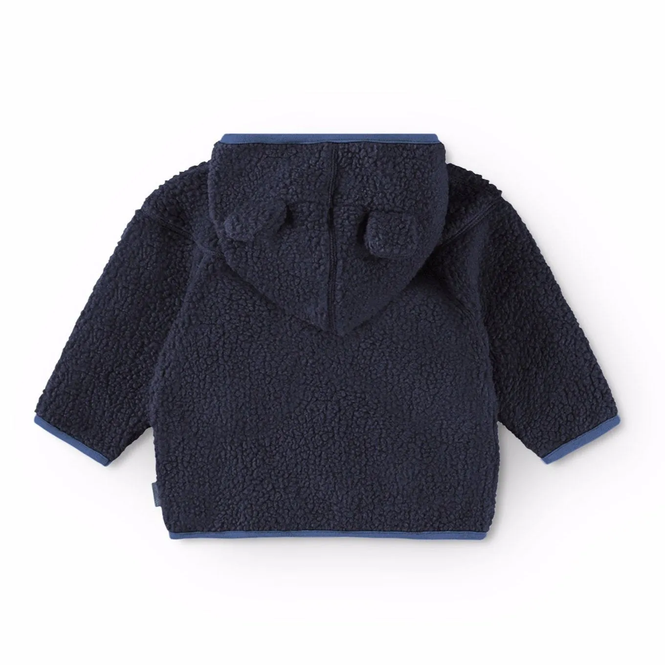 Teddy Ear Dark Blue Fleece Zip-Up Jacket for Infant/Toddler | 6m-2y