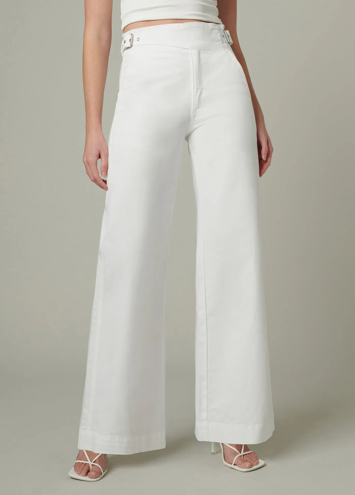 THE DOUBLE BUCKLE WIDE LEG SAILOR PANT