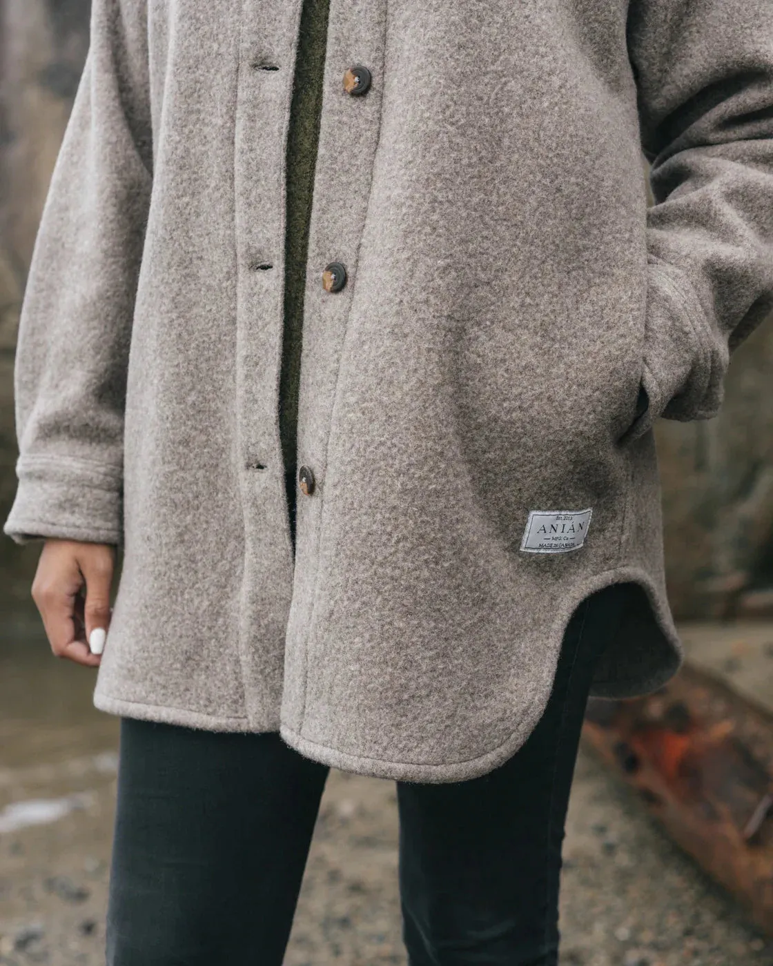 The Loft Coat in Sandstone