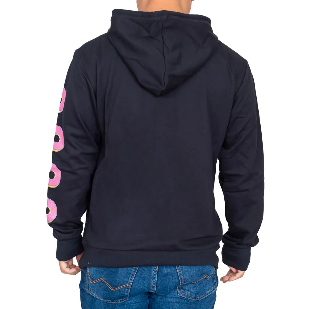 The Simpsons Homer Donut Pull Over Hoodie Sweatshirt