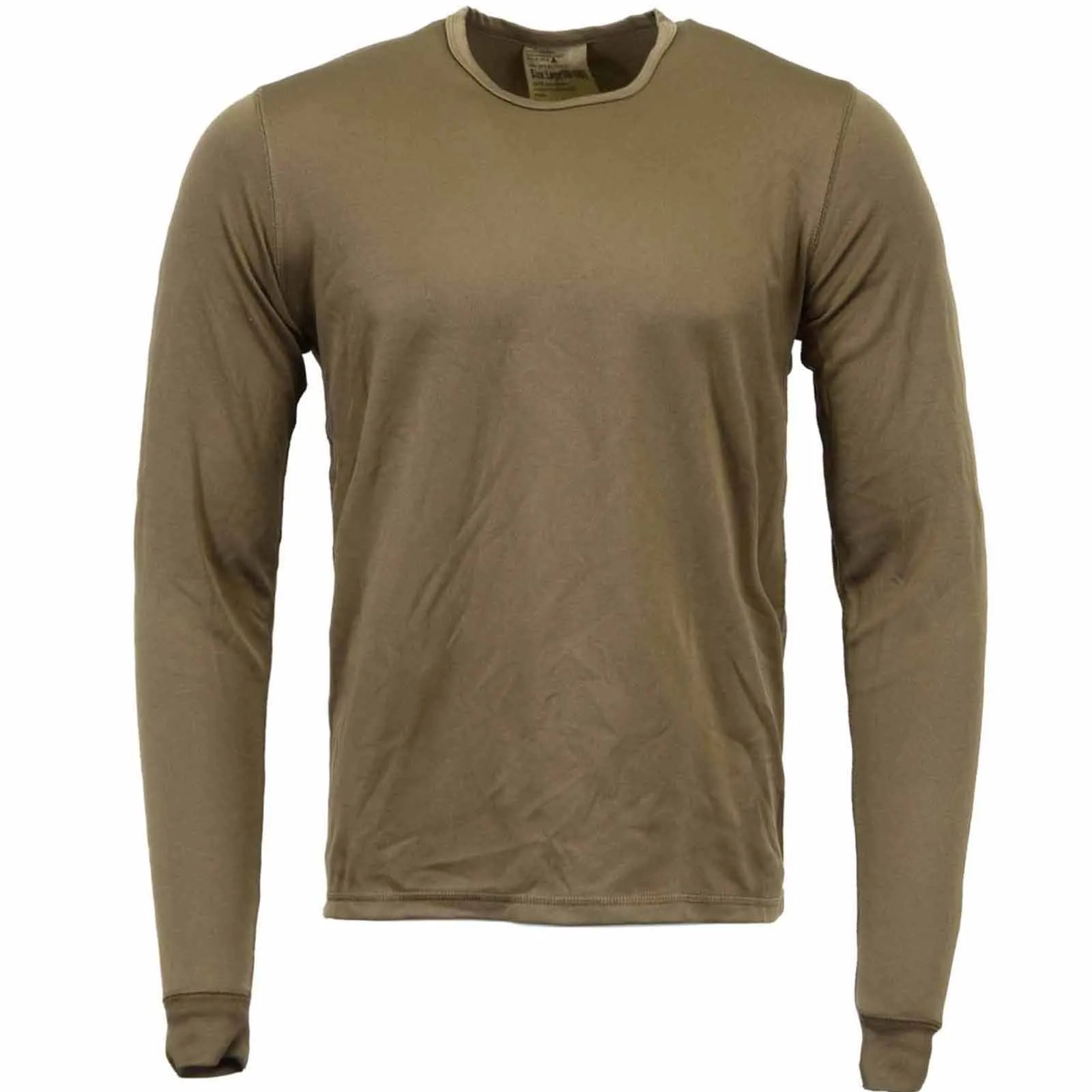 Thermal Olive Fleece Base Layer Top