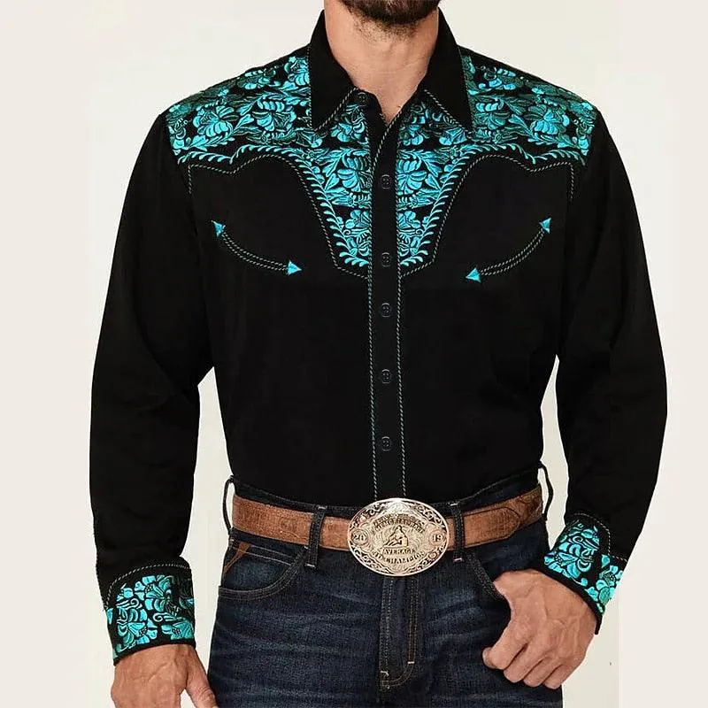 Tribal Western Dress Shirt