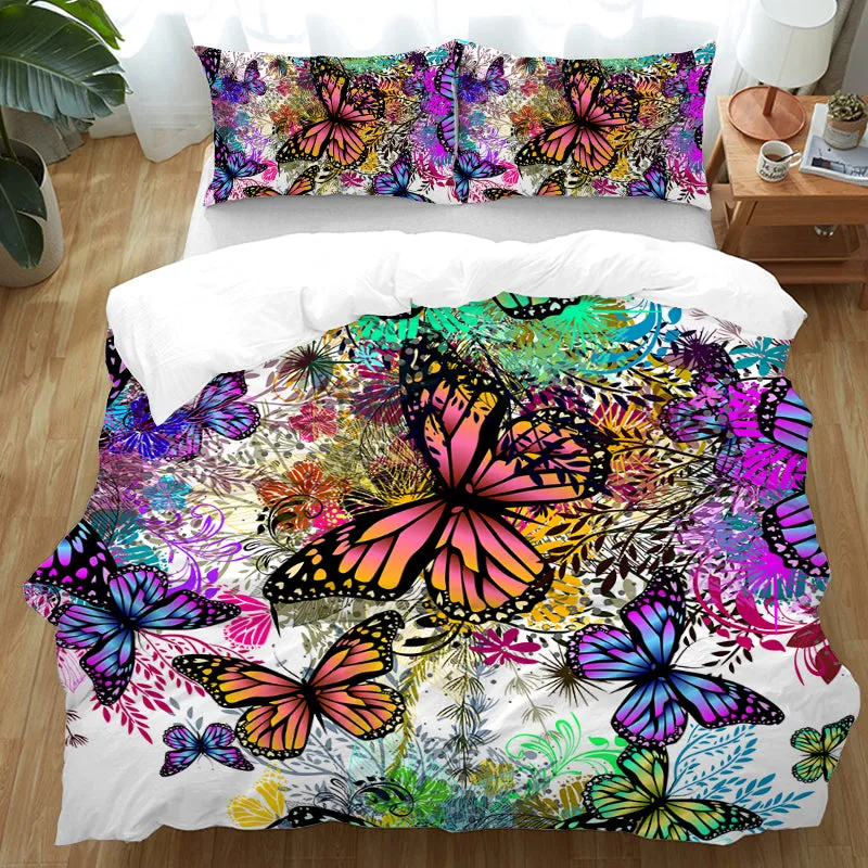 Tropical Butterflies Bedding Set