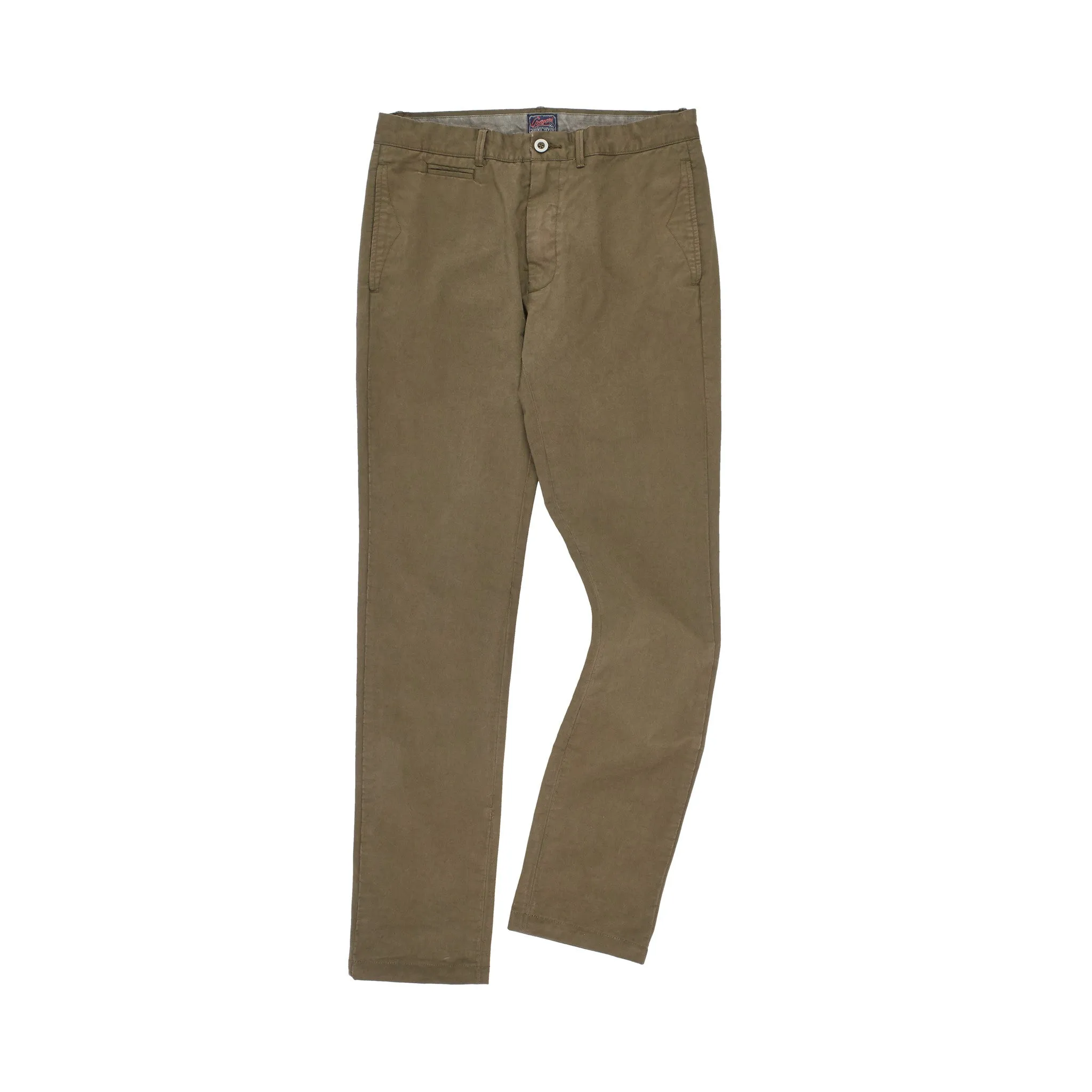 Twill Newport Slim Fit Chino - Olive Green