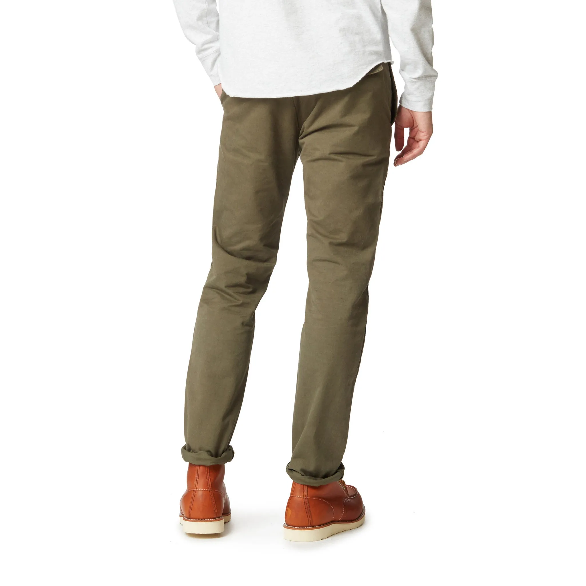 Twill Newport Slim Fit Chino - Olive Green