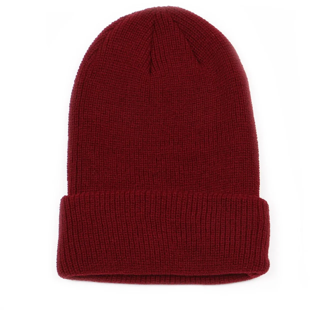 Ultra Soft Woven Knit Cuffed Beanie