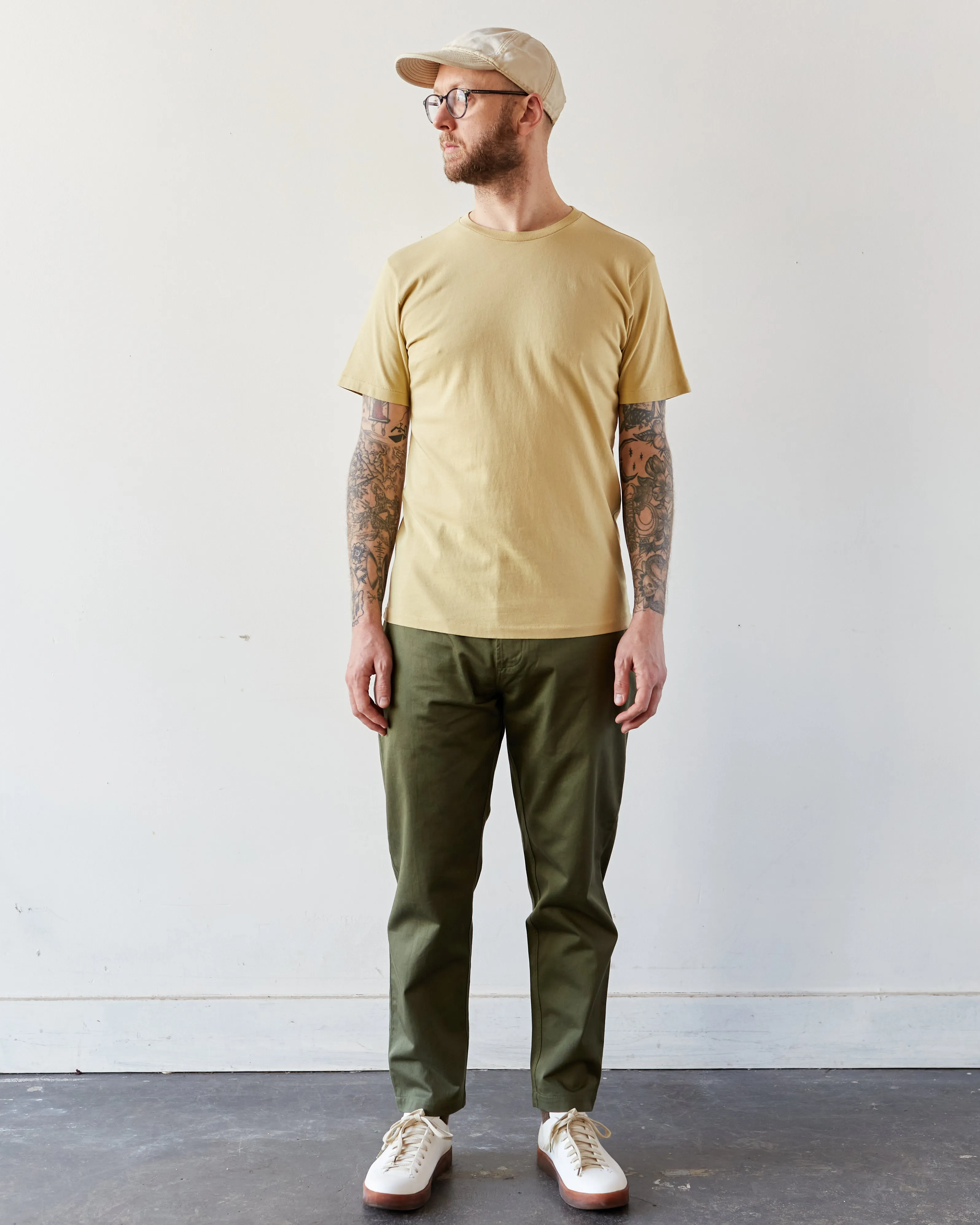 Universal Works Military Chino Twill, Light Olive