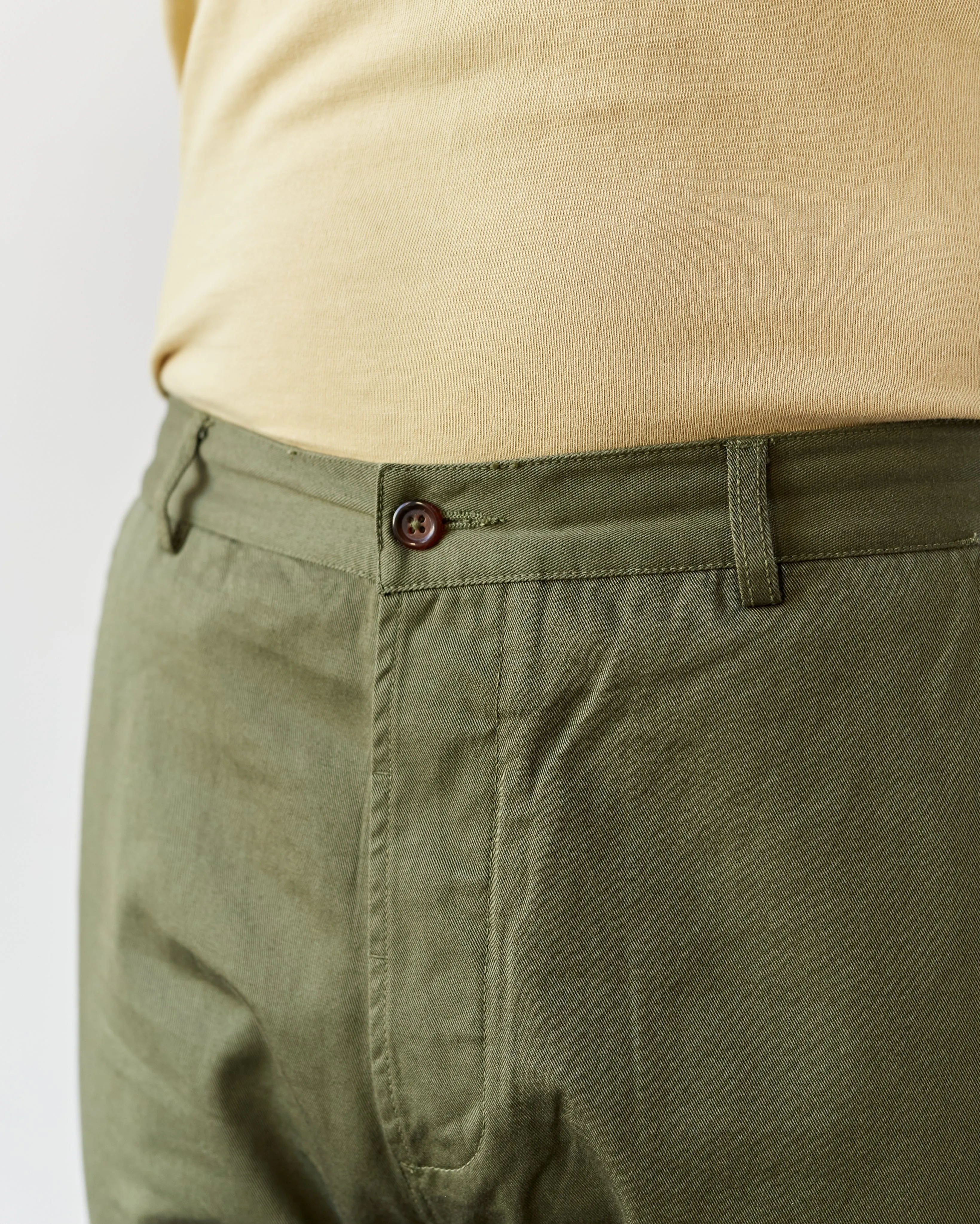 Universal Works Military Chino Twill, Light Olive