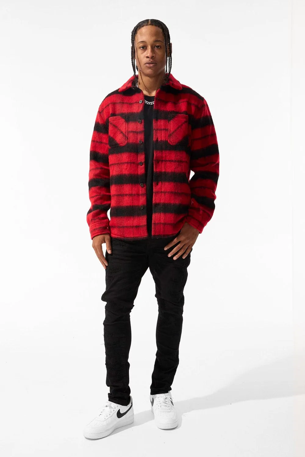 Vandal Flannel Shacket (Buffalo Plaid)