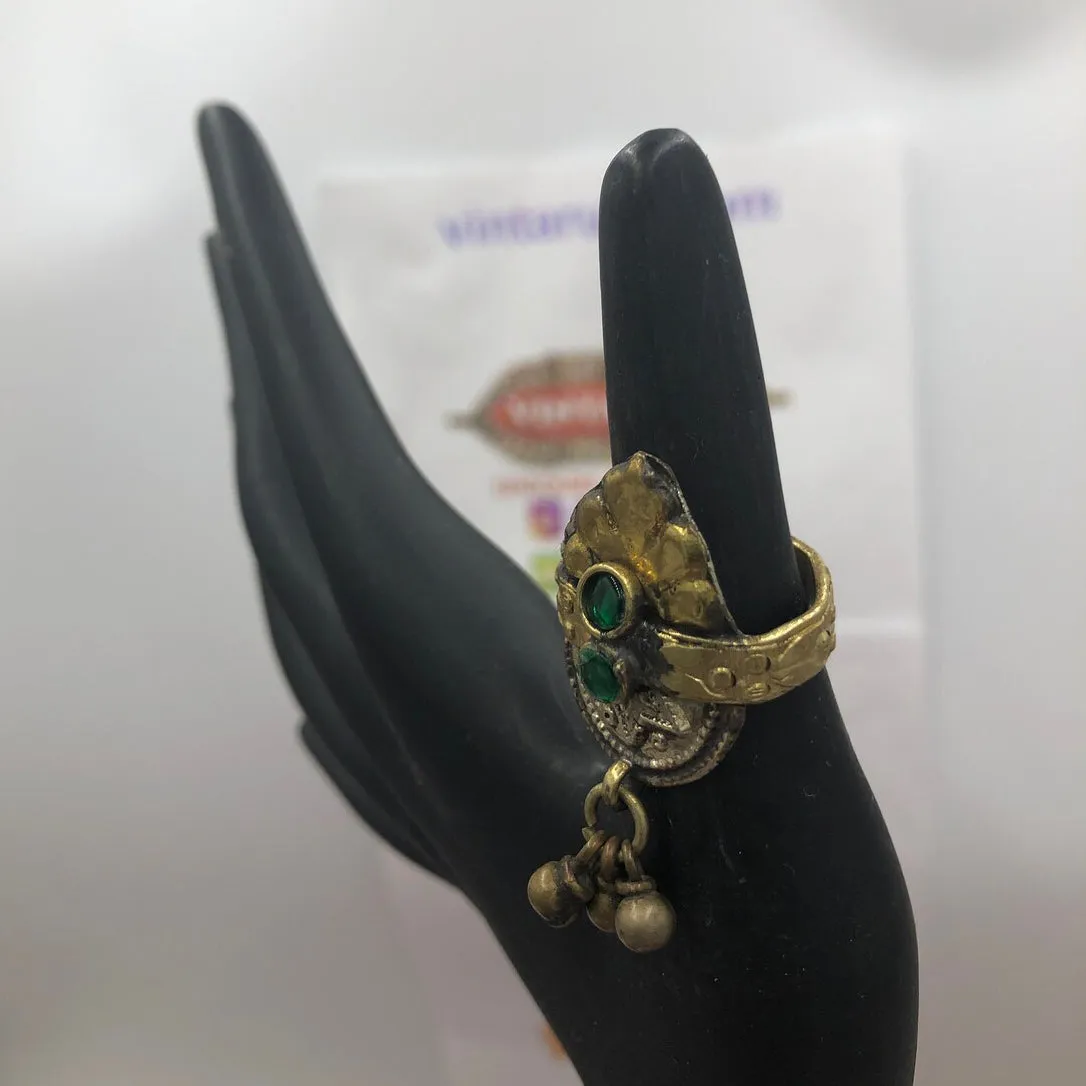 Vintage Golden Bohemian Stackable Ring