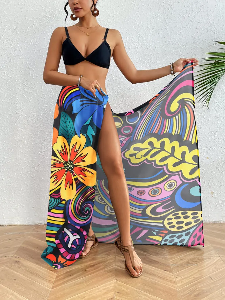 Women Beach Wrap Dress Sarong