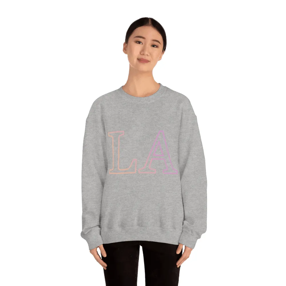 Womens LA Gradient Crewneck Sweatshirt